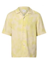 Calvin Klein Koszula Mężczyźni Regular Fit wiskoza żółty, S. Żółte koszule męskie Calvin Klein, m, bez wzorów, z wiskozy, sportowe, bez kołnierzyka, bez ramiączek. Za 229.95 zł.