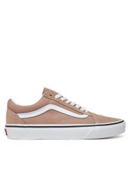 Vans Tenisówki Old Skool VN000D6WE2V1 Beżowy. Brązowe trampki i tenisówki damskie Vans, bez wzorów, ze skóry, bez zapięcia. Za 229.99 zł.