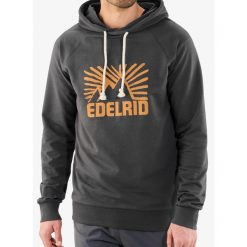 Bluza z kapturem męska Edelrid Tecu Hoody. Szare bluzy męskie EDELRID, m, bez wzorów, casualowe, bez ramiączek, z kapturem. Za 270.99 zł.