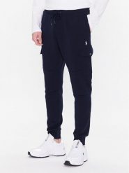 Polo Ralph Lauren Spodnie dresowe 710881522007 Granatowy Regular Fit. Niebieskie spodnie sportowe męskie Polo Ralph Lauren, m, bez wzorów, z dresówki. Za 589.99 zł.