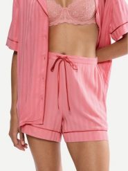 Triumph Szorty piżamowe Amourette Jacquard 10227207 Różowy Regular Fit. Czerwone piżamy damskie Triumph, bez wzorów, z wiskozy, bez ramiączek. Za 119.99 zł.