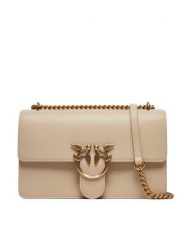 Pinko Torebka Love One Classic Dc AI 24-25 PLTT 100941 A0F1 Beżowy. Brązowe torebki do ręki damskie Pinko, bez wzorów, ze skóry, bez dodatków. Za 1,379.00 zł.