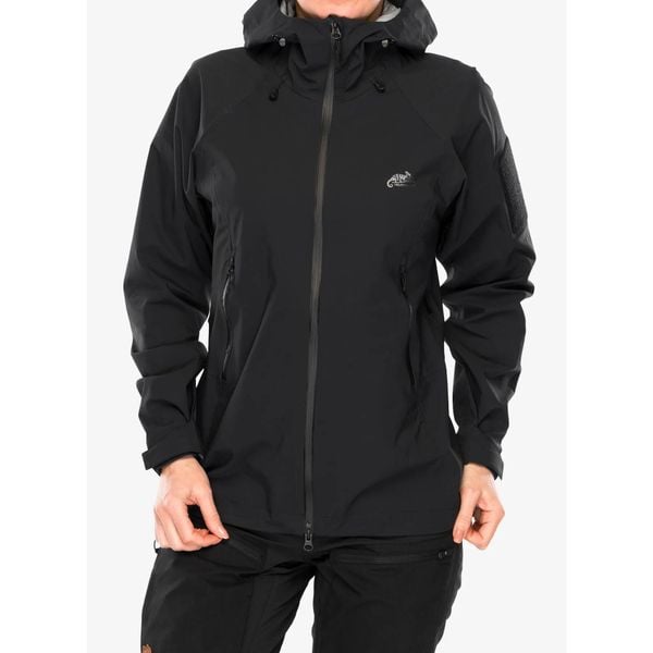 Kurtka przeciwdeszczowa damska Helikon-Tex Squall Hardshell. Czarne kurtki sportowe damskie HELIKON-TEX, bez wzorów, z hardshellu, bez ramiączek, bez kaptura, trekkingowe. Za 749.99 zł.