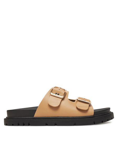 MEXX Klapki MX/021C-HY Beżowy. Brązowe klapki damskie Mexx, bez wzorów, ze skóry, bez obcasa, bez zapięcia. Za 249.99 zł.