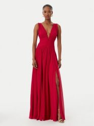 Marciano Guess Sukienka wieczorowa G6GK14 W2374 Różowy ciemny Regular Fit. Czerwone sukienki damskie Marciano Guess, z aplikacjami, z wiskozy, wizytowe, bez kołnierzyka, bez ramiączek. Za 1,649.00 zł.