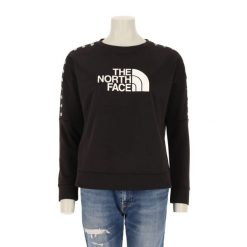 Second life - Damska czarna bluza TNF - Jak nowy. Czarne bluzy damskie The North Face, bez wzorów, bez ramiączek, bez kaptura. Za 127.76 zł.
