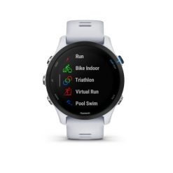 Zegarek sportowy Garmin Forerunner® 255 Music. Białe, cyfrowe zegarki męskie Garmin, z aplikacjami. Za 1,412.60 zł.