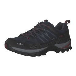 Buty trekkingowe męskie CMP Rigel WP. Czarne trekkingi męskie CMP, z materiału, bez zapięcia. Za 379.99 zł.