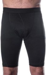 SENSOR Bokserki męskie Merino Air Men Boxers Long black-S. Czarne bokserki męskie Sensor, bez wzorów, z dzianiny. Za 146.90 zł.