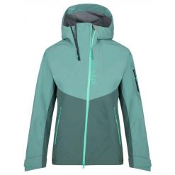 Damska kurtka outdooroowa Kilpi METRIX-W. Zielone kurtki sportowe damskie Kilpi, xs, bez wzorów, bez ramiączek, bez kaptura, trekkingowe. Za 680.25 zł.
