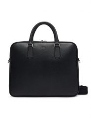 BOSS Torba na laptopa New Crosstown 50541864 Czarny. Czarne torby na laptopa damskie Boss, bez wzorów, ze skóry. Za 2,199.00 zł.