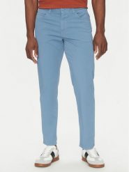 BOSS Spodnie materiałowe H-Re.Maine5 50538370 Błękitny Regular Fit. Niebieskie spodnie materiałowe męskie Boss, bez wzorów, z bawełny. Za 359.99 zł.