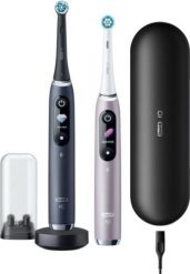 Szczoteczka Oral-B iO Series 9 Duo 2 szt. Black Onyx/Rose Quartz. Czarne szczoteczki elektryczne Oral-B. Za 1,259.00 zł.