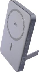Powerbank Deltaco 5000 mAh ze stojakiem, ładowanie bezprzewodowe, kompatybilny z Qi2, magnes, / 1903834 (PB-Q1008). Powerbanki DELTACO. Za 218.82 zł.