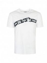 Les Hommes T-shirt | URG800P UG807A | Mężczyzna | Biały. Białe t-shirty męskie Les Hommes, m, bez wzorów, z bawełny, bez kołnierzyka, bez ramiączek. W wyprzedaży za 199.00 zł.