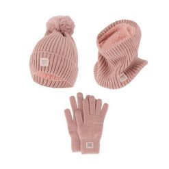 Zestaw Damski Rękawiczki/Czapka/Chusta. Czerwone czapki damskie HEAT KEEPER, bez wzorów, z materiału. Za 249.54 zł.