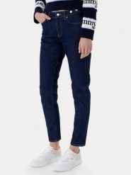 Tommy Jeans Jeansy Lucy DW0DW22432 Granatowy Slim Fit. Niebieskie jeansy damskie Tommy Jeans, bez wzorów, z bawełny. Za 399.99 zł.