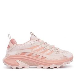 Trekkingi Merrell. Czerwone obuwie trekkingowe damskie Merrell, bez zapięcia. Za 599.99 zł.