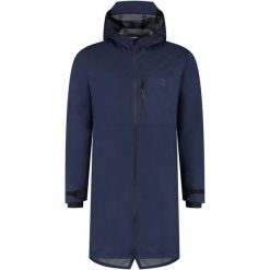 Kurtka przeciwdeszczowa BBB Rainshield Parka. Niebieskie kurtki męskie BBB CYCLING, m, bez wzorów, bez kołnierzyka, bez kaptura. Za 599.90 zł.