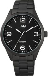 Zegarek męski QQ Q77B-001P czarny. Czarne zegarki męskie Q&Q, bez wzorów. Za 141.00 zł.
