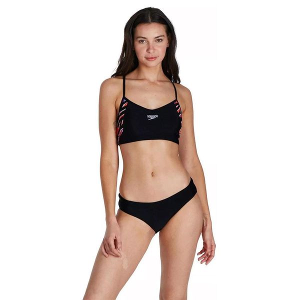 Bikini Speedo Thinstrap Volley – Czarno-Czerwono-Białe – Rozmiar 40. Białe bikini Speedo, m, bez wzorów. Za 687.51 zł.
