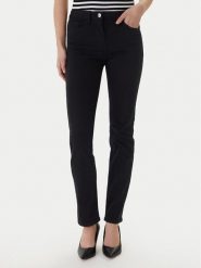 Morgan Jeansy 251-PETROI Czarny Slim Fit. Czarne jeansy damskie Morgan, bez wzorów, z bawełny. Za 239.99 zł.