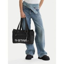 Torebka G-Star Raw. Czarne shopperki damskie G-Star Raw, bez wzorów, bez dodatków. Za 199.99 zł.