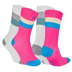 Lekkie skarpety kompresyjne sportowe z ochroną przed pęcherzami - Sevilla SC. Białe skarpety męskie NORFOLK, bez wzorów, z elastanu. Za 149.99 zł.