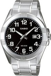 Zegarek Casio Męski Zegarek Casio MTP-1308D-1B. Zegarki męskie Casio, bez wzorów. Za 210.99 zł.