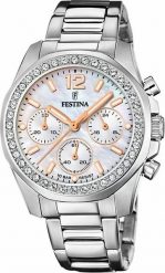Zegarek Festina Zegarek damski Festina F20606-1 srebrny. Szare zegarki damskie Festina, srebrne. Za 696.00 zł.