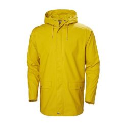 Kurtka uniwersalna męska Helly Hansen Moss Rain Coat. Żółte kurtki męskie Helly Hansen, m, bez wzorów, z syntetyku, klasyczne, z kapturem. Za 729.00 zł.