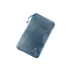 Portfel turystyczny Deuter Travel Wallet - atlantic. Zielone portfele męskie Deuter, bez wzorów. Za 161.49 zł.