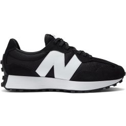 Buty męskie New Balance MS327CBW – czarne. Czarne buty sportowe męskie New Balance, bez wzorów, z gumy, bez zapięcia. Za 529.99 zł.