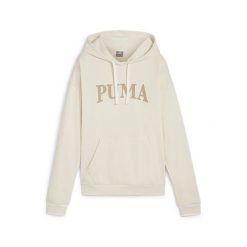 Bluza damska z kapturem Puma Squad. Białe bluzy damskie Puma, na zimę, m, bez wzorów, bez ramiączek, z kapturem. W wyprzedaży za 229.55 zł.