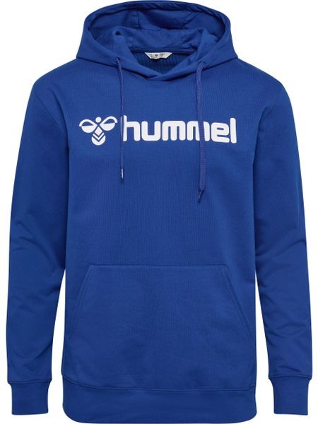 Bluza z kapturem Hummel Go 2.0 Logo. Czerwone bluzy damskie Hummel, xl, bez wzorów, z bawełny, klasyczne, bez ramiączek, z kapturem. Za 143.00 zł.