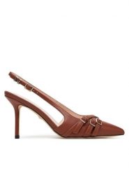 Marciano Guess Szpilki 5GGZ31 7324A Brązowy. Brązowe szpilki damskie Marciano Guess, z aplikacjami, ze skóry, bez obcasa, na szpilce, bez zapięcia. Za 869.99 zł.