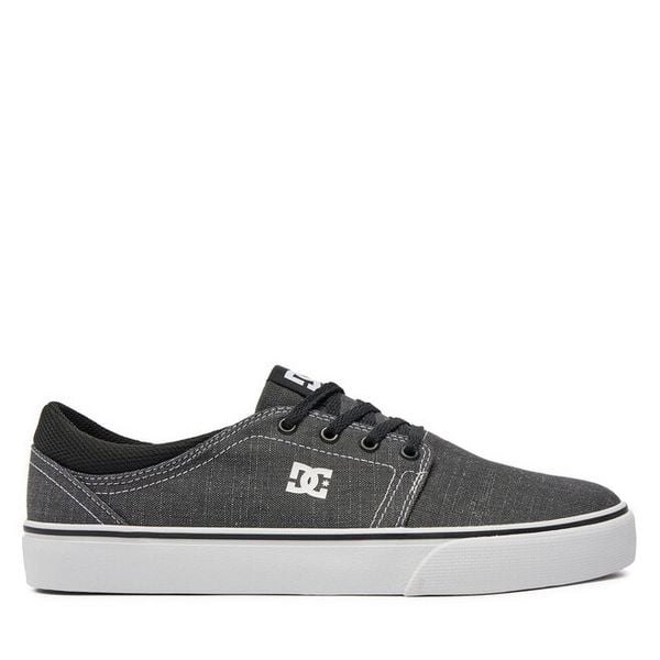 Tenisówki DC Shoes. Czarne trampki męskie DC Shoes, bez wzorów, bez zapięcia. Za 159.99 zł.