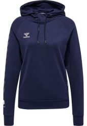 Damska bawełniana bluza z kapturem Hummel Move Grid. Niebieskie bluzy damskie Hummel, l, bez wzorów, z bawełny, klasyczne, bez ramiączek, z kapturem. Za 251.05 zł.