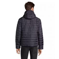 Kurtka z kapturem Sol's Stream. Niebieskie kurtki męskie SOL'S, m, bez wzorów, z puchu, z kapturem. Za 198.50 zł.