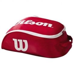 Torba sportowa unisex Wilson Tour. Czerwone torby sportowe męskie Wilson, bez wzorów. Za 145.50 zł.
