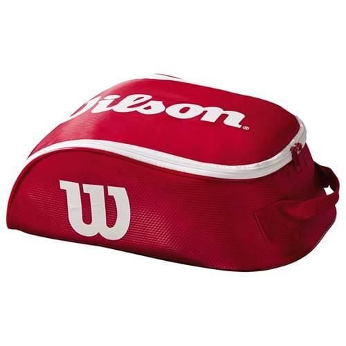 Torba sportowa unisex Wilson Tour. Czerwone torby sportowe męskie Wilson, bez wzorów. Za 145.50 zł.