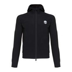 Bluza tenisowa męska HYDROGEN FZ. Czarne bluzy męskie HYDROGEN, l, bez wzorów, sportowe, bez ramiączek, bez kaptura. Za 449.99 zł.