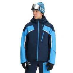 Kurtka narciarska męska Spyder Leader. Czarne kurtki sportowe męskie Spyder, na zimę, m, bez wzorów, bez kaptura, narciarskie. Za 2,599.99 zł.