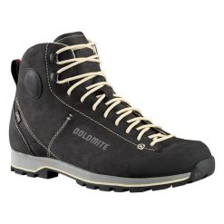 Buty trekkingowe męskie Dolomite Cinquantaquattro High FG GTX. Niebieskie buty zimowe męskie Dolomite, bez wzorów, bez obcasa, bez zapięcia. W wyprzedaży za 550.00 zł.