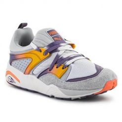 Buty do chodzenia męskie Puma Blaze Of Glory Psychedelics M. Szare buty sportowe męskie Puma, bez wzorów, z materiału, bez zapięcia, trekkingowe. Za 583.00 zł.