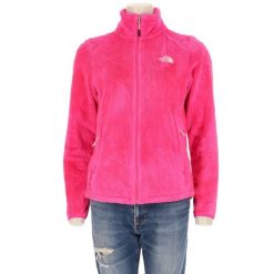 Damska kurtka polarowa Osito TNF różowa. Czerwone kurtki sportowe damskie The North Face, l, bez wzorów, z polaru, bez ramiączek, bez kaptura, trekkingowe. Za 212.96 zł.
