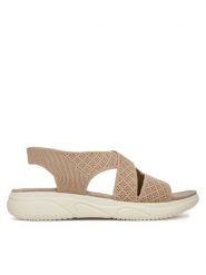 Clara Barson Sandały R25SS02836 Beżowy. Brązowe sandały damskie Clara Barson, bez wzorów, z materiału, bez obcasa, na płaskiej podeszwie, bez zapięcia. Za 103.99 zł.