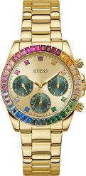 Zegarek damski Guess GW0690L4 CYRKONIE złoty. Żółte zegarki damskie Guess, złote. Za 1,813.97 zł.