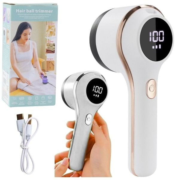 Elektryczna Golarka Do Tkanin Ubrań 3 Tryby Prędkości Biała. Golarki i trymery Lean. Za 45.77 zł.