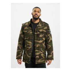 Kurtka zimowa dwa w jednym Urban Classics Peter. Brązowe kurtki męskie Urban Classics, na zimę, m, bez wzorów, bez kaptura. Za 422.00 zł.